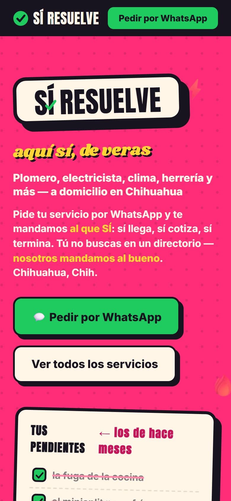 Portada de Sí Resuelve en un celular