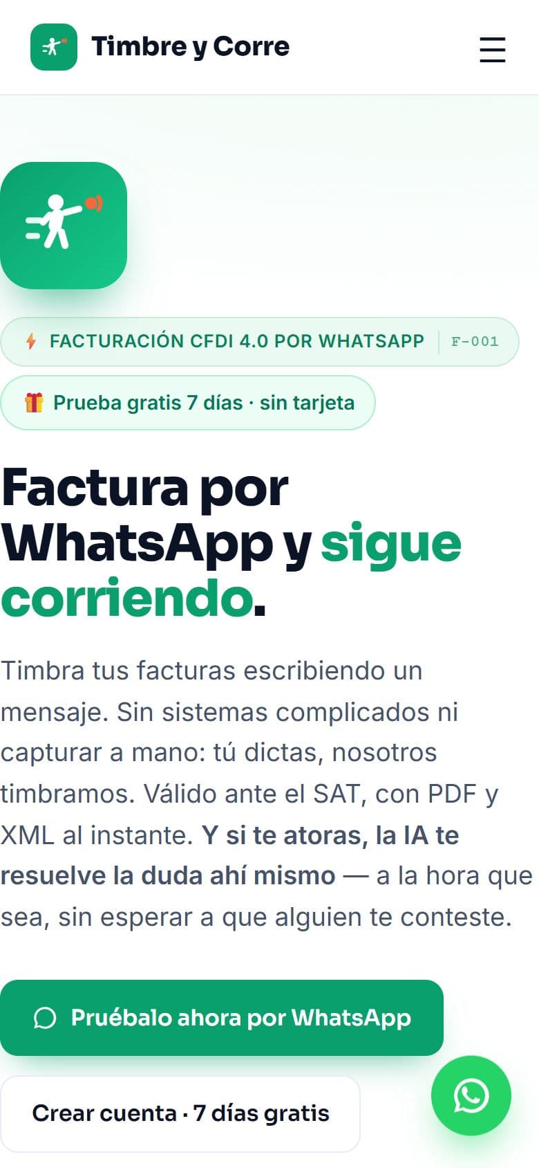 Portada de Timbre y Corre en un celular